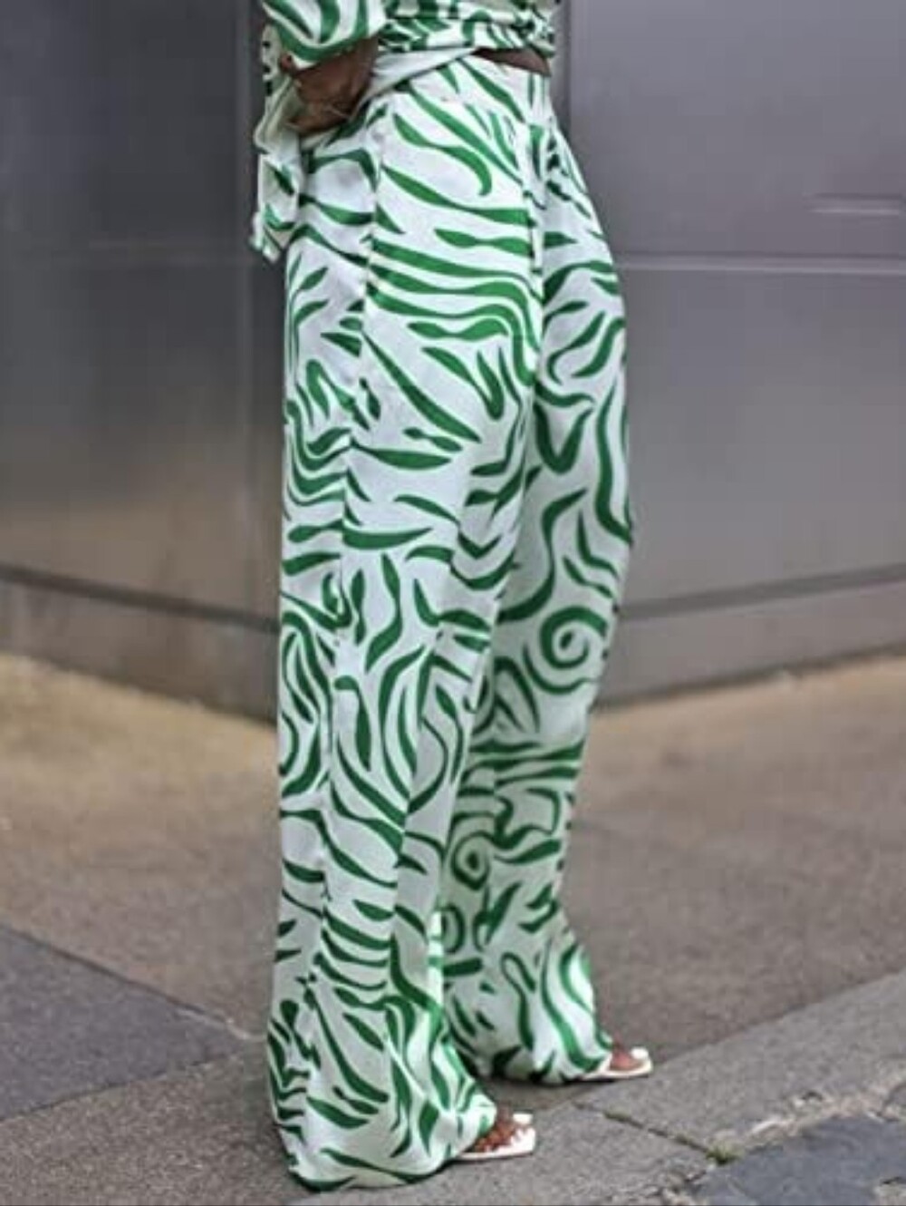 The Drop Abstract Print Shirt & Wide Leg Trousers by @thejenniejenkins -Sz 3X - Picture 2 of 13